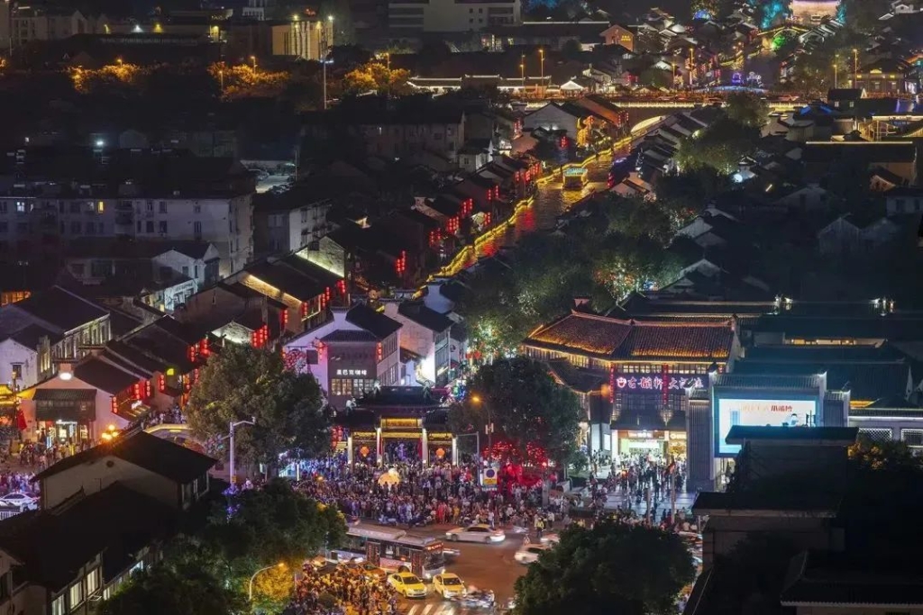 清名橋歷史文化街區夜景